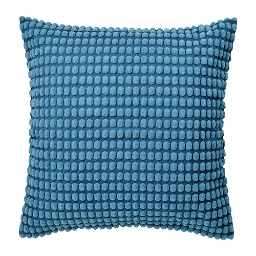 SVARTPOPPEL Spilvendrāna - zila 65x65 cm