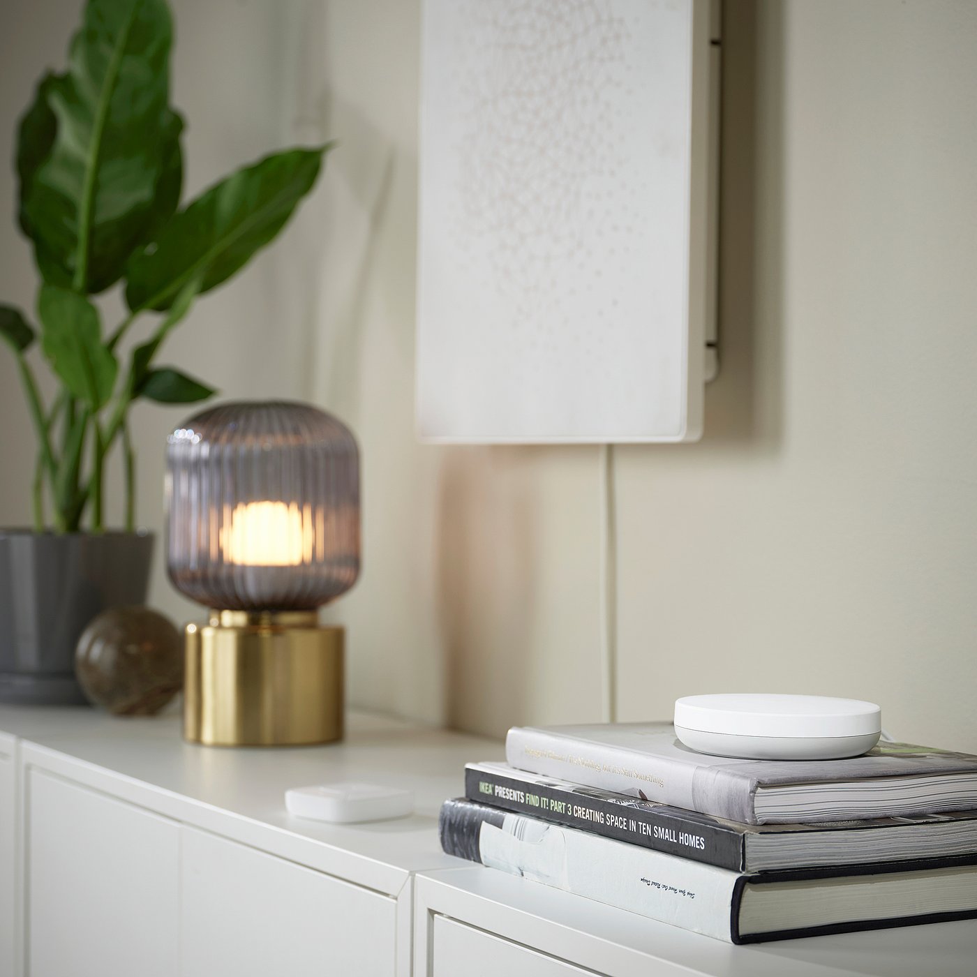 SYMFONISK gen 2 アイボリーIKEA SYMFONISK głośnik regałowy ze stojakiem podł., biały/gen 2