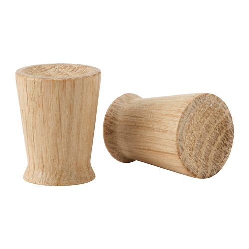 TÄRNESTAD - gałka, 17 mm, dąb