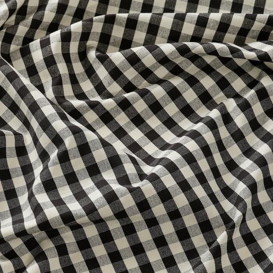 TAGGLUSERN riidetükk, must/valge, 150x300 cm TAGGLUSERN riidetükk, must/valge, 150x300 cm