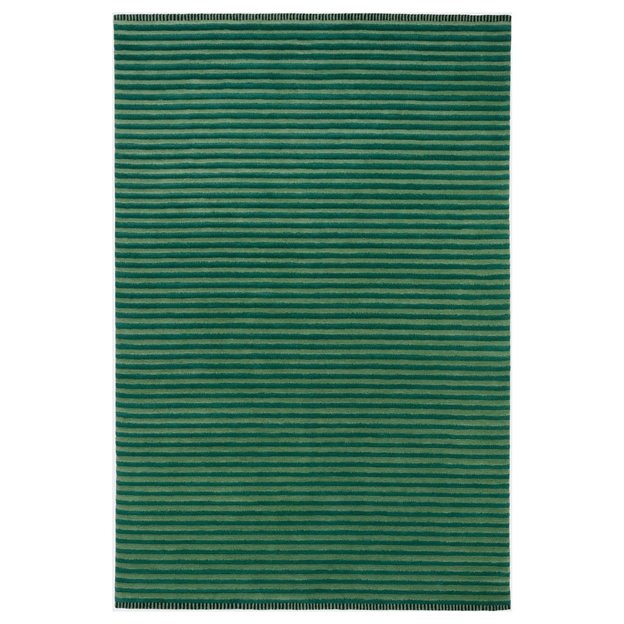 TÅGSPÅR paklājs ar garām plūksnām, zaļā krāsā, 200x300 cm