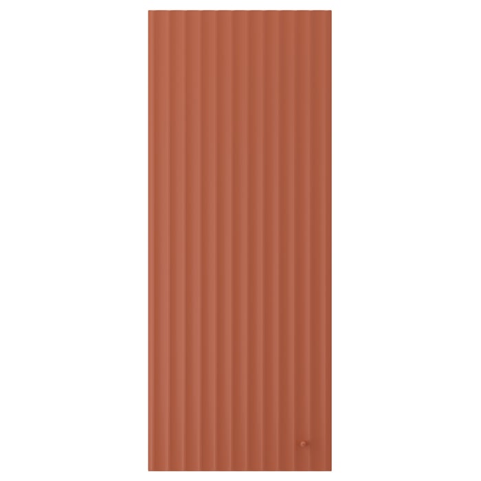 TERRSJÖ Двері, червоно-коричневий хвиляста фактура, 40x100 см