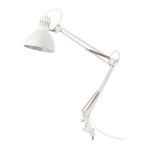 TERTIAL - lampa biurkowa, biały