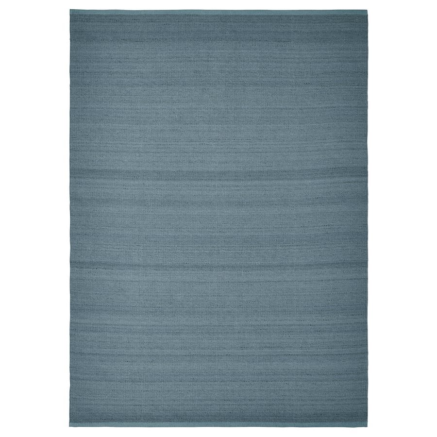 TIDTABELL plakanais paklājs, pelēkzils, 170x240 cm