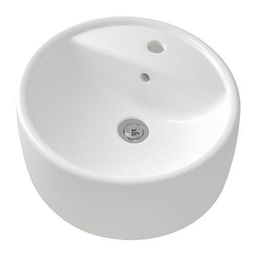 TÖRNVIKEN - umywalka na blat, 45 cm, biały