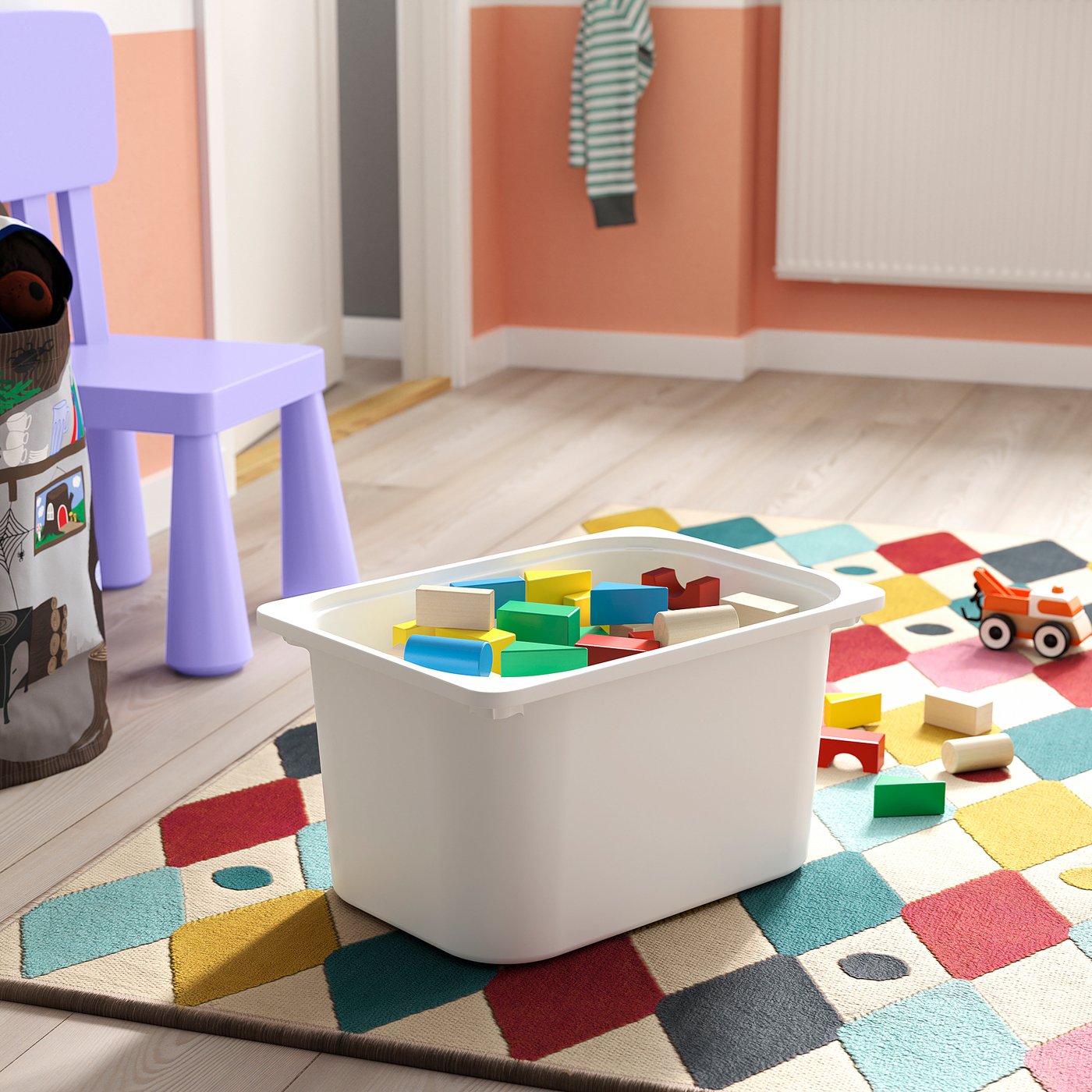 Контейнер IKEA TROFAST, білий, 42 × 30 × 23 см — фото 2