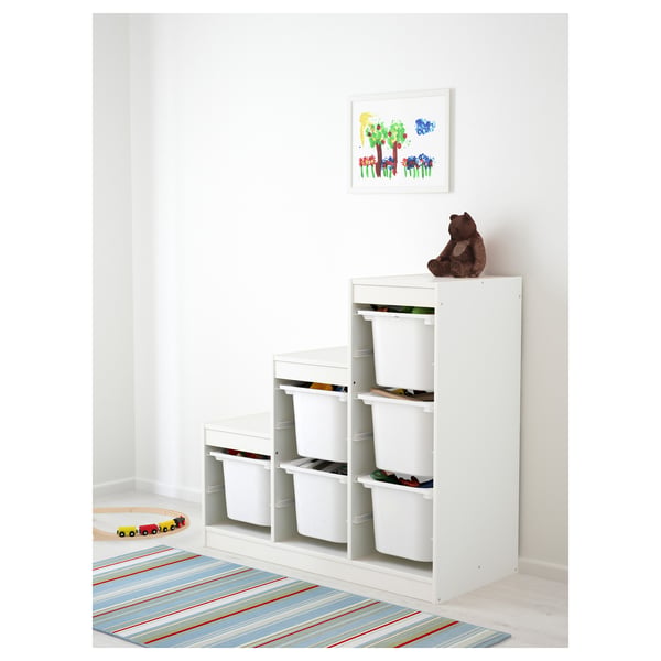 Trofast Regal Z Pojemnikami Bialy 99x44x94 Cm Dodaj Do Koszyka Ikea
