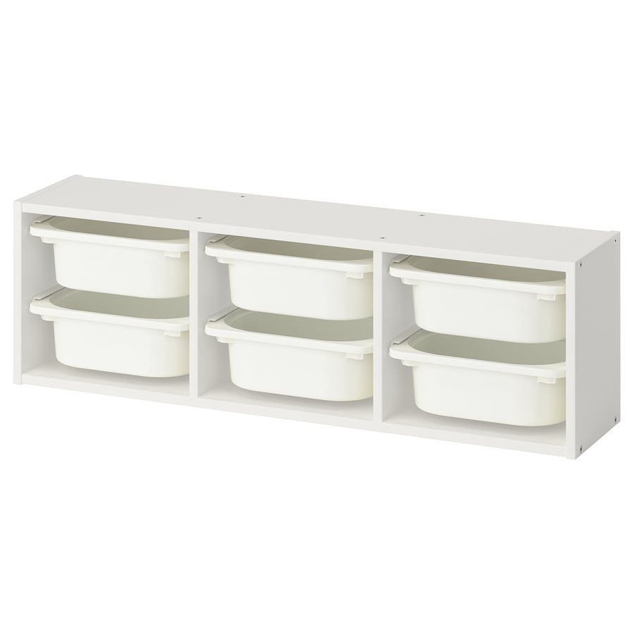 TROFAST, sienas plaukts 99x21x30 cm
