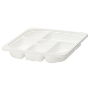 TROFAST Таця з перегородками - білий 42x30x5 см