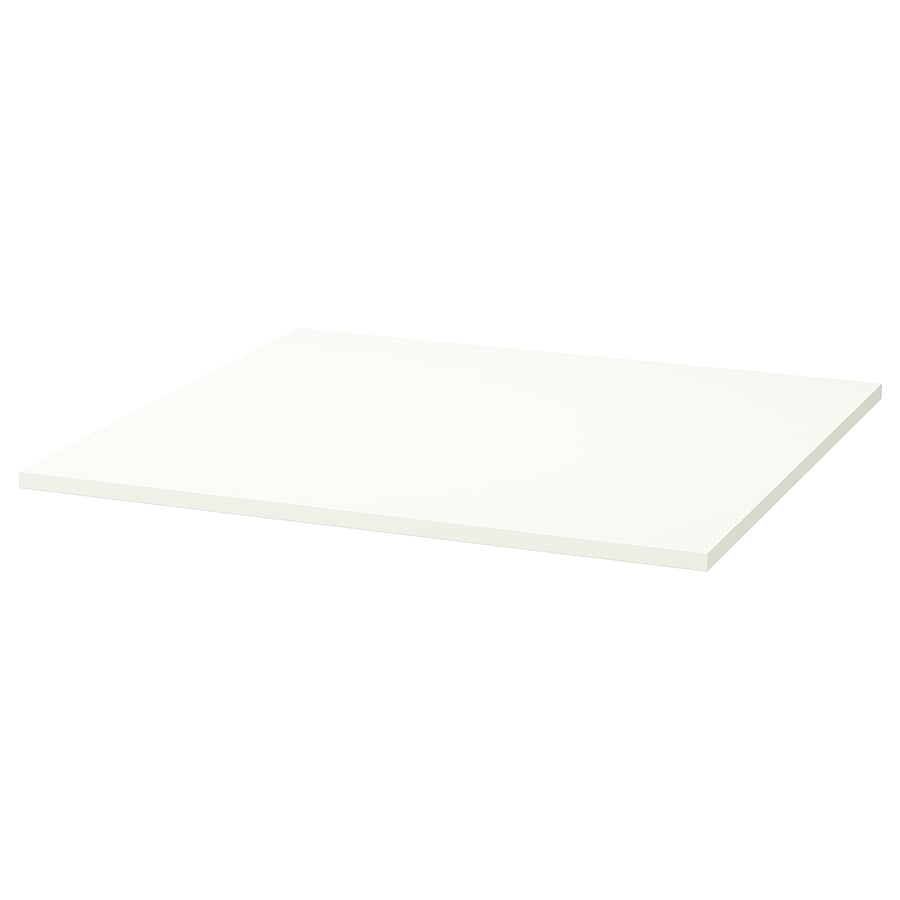 TROTTEN, galda virsma 80x80 cm baltā krāsā