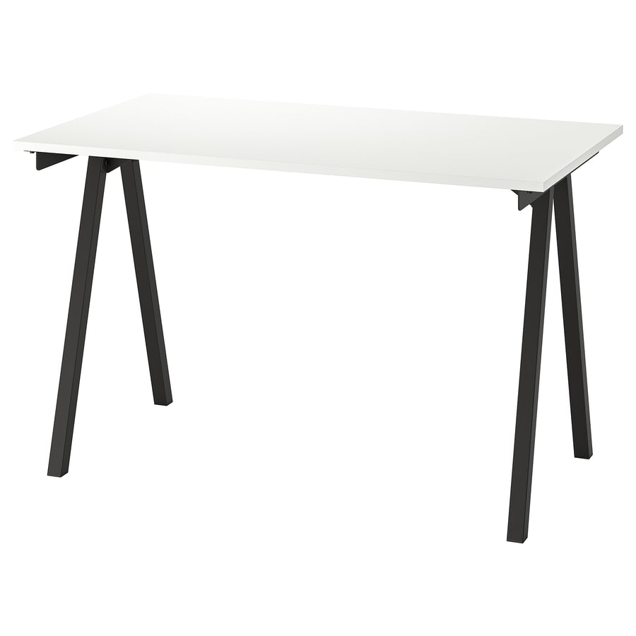 TROTTEN galda virsmas pamatne, antracīts, 120x70x75 cm