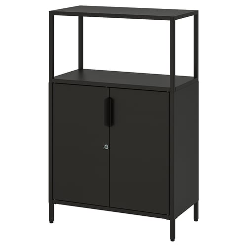 TROTTEN Тумба/дверцята - антрацит 70x35x110 см