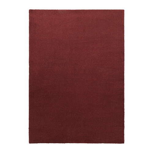 TYVELSE vaip, madal, tumepunane, 170x240 cm