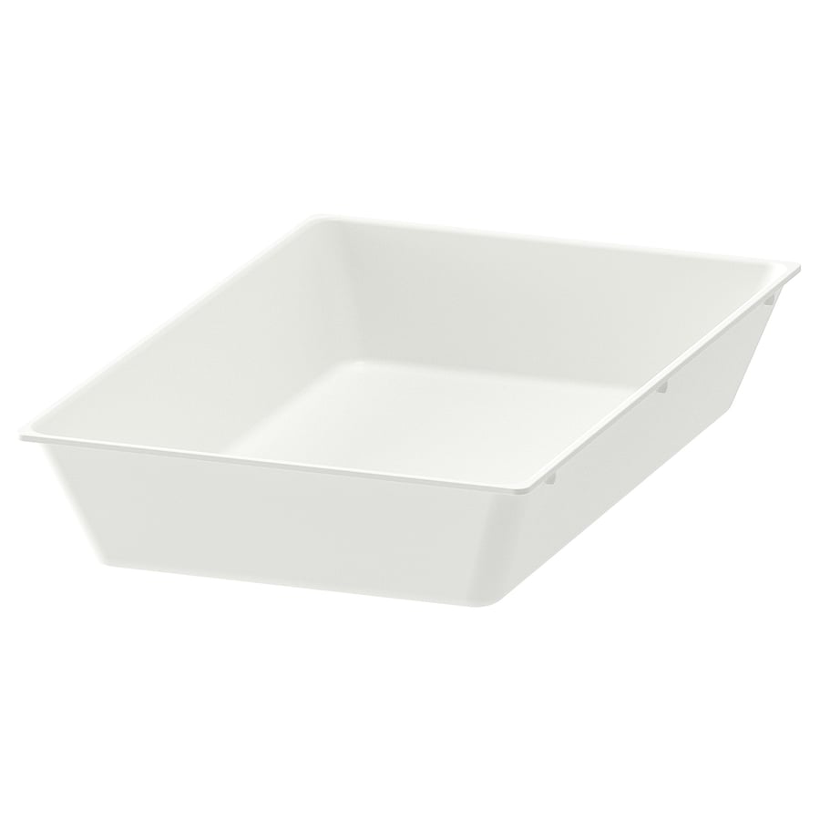 UPPDATERA, galda piederumu organizators 20x30.6x5 cm baltā krāsā