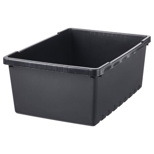 UPPSNOFSAD Контейнер - чорний 35x25x14 см/9 л