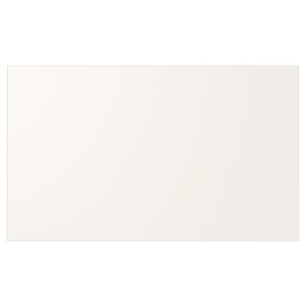 Front szuflady Utosta, biały, prostokątny, z płyty pilśniowej, czysty, minimalistyczny design.