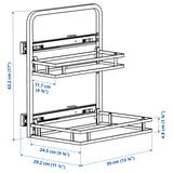Ilustracja z wymiarami dla produktu: UTRUSTA.