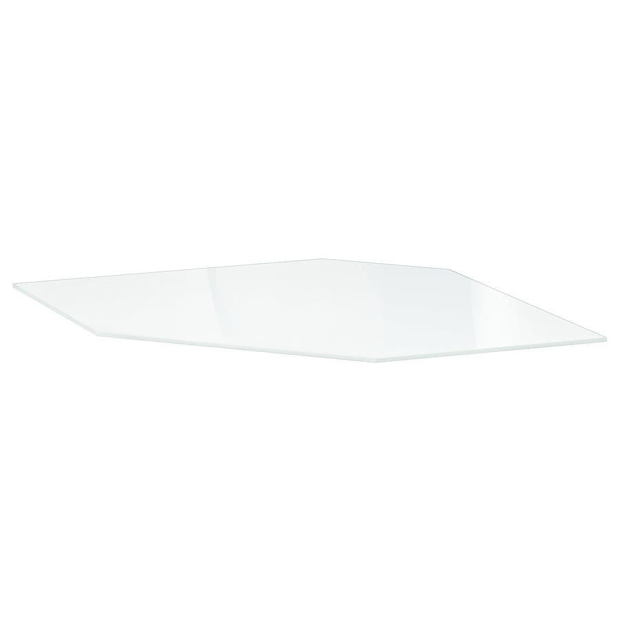 UTRUSTA plaukts stūra sienas skapim, stikls, 68 cm