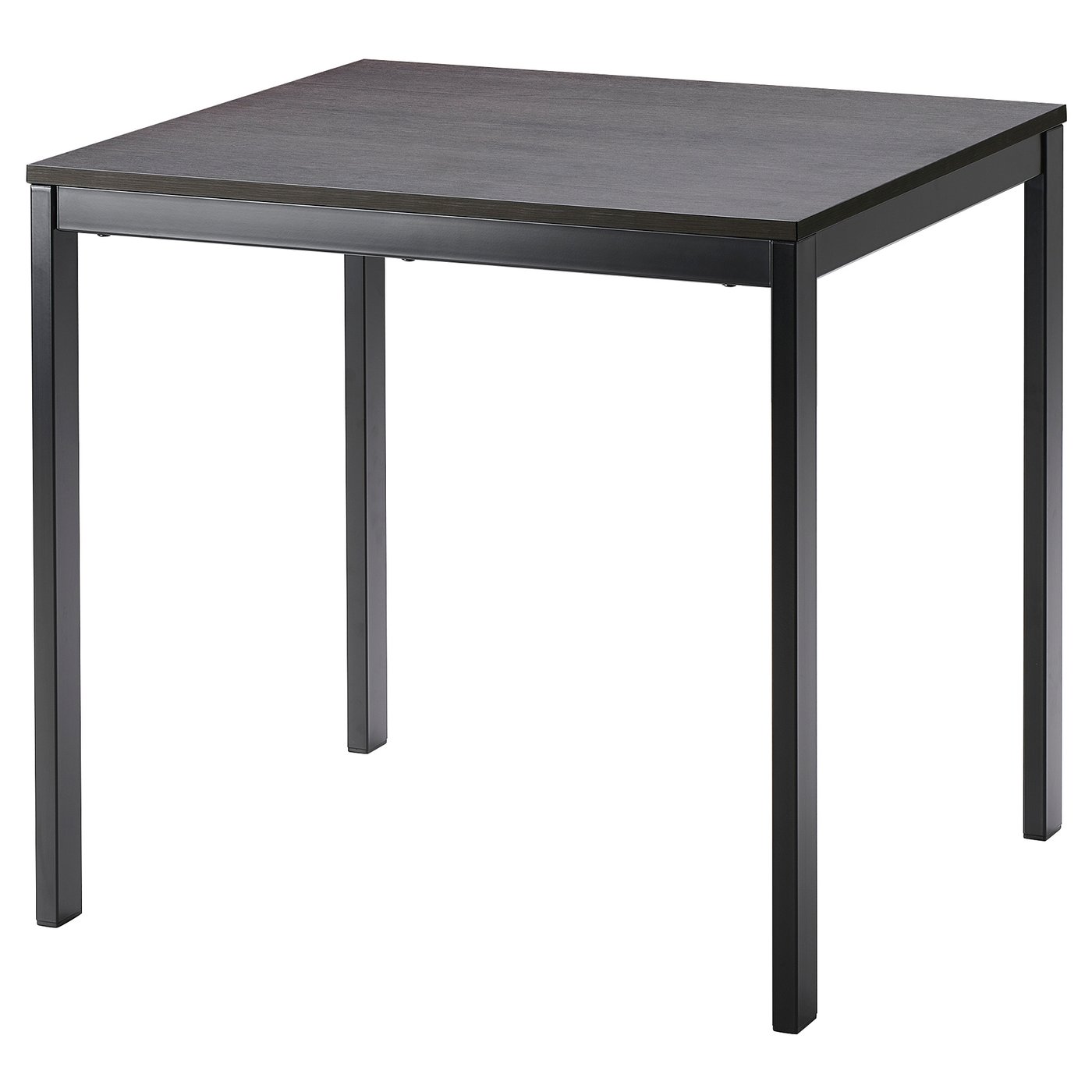 ikea vangsta raskladnoj stol chernyj temno korichnevyj 80 120x70 sm 404 201 55