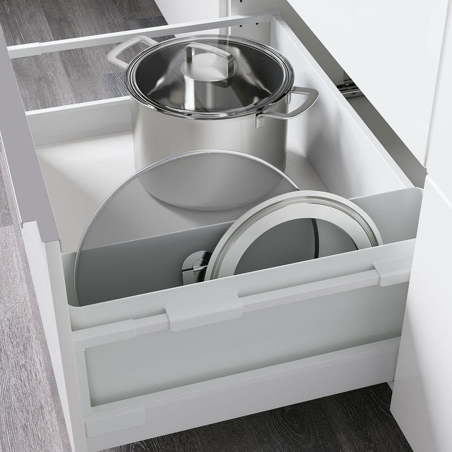 VARIERA Pojemnik połysk, biały IKEA