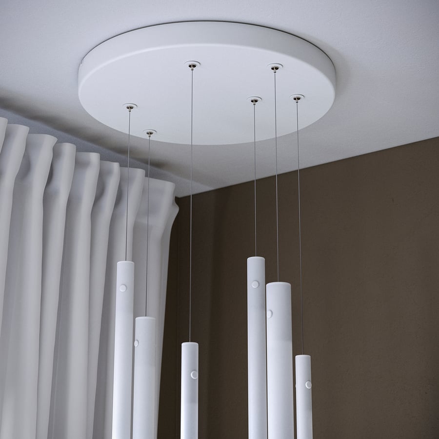 VARMBLIXT LED-laelamp, hämardatav nutitoode/valge klaas valge spekter, 46 cm