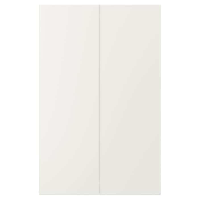 VEDDINGE Двері кутової шафки 2 шт., білий, 25x80 см