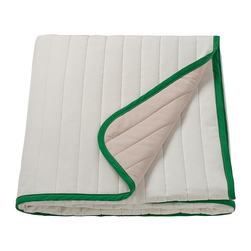 VETEJORDFLY - narzuta, 160x250 cm, biały/beżowy