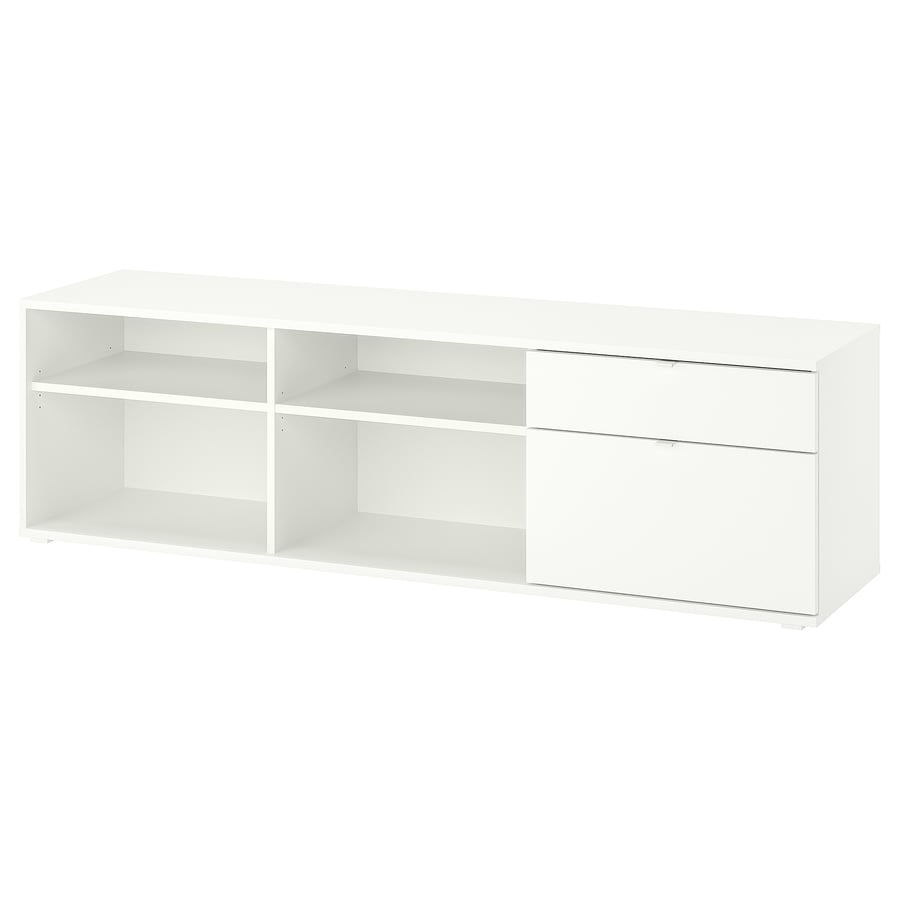 VIHALS TV skapis, balts, 176x37x50 cm