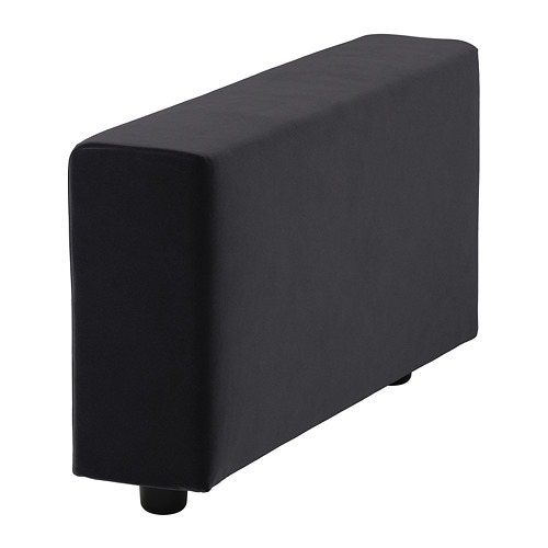 VIMLE - pokrycie podłokietnika, szeroki/Djuparp ciemnoszary