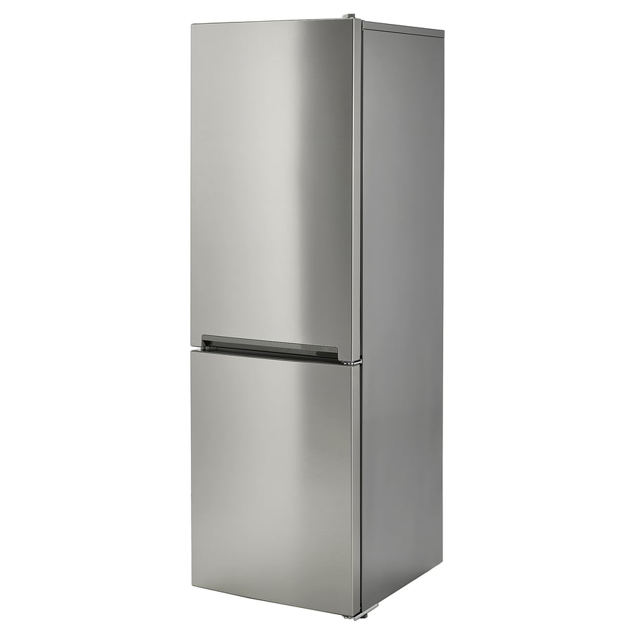 VINDÅS külmik/sügavkülmik, IKEA 300 eraldiseisev/terasest, 223/120 l