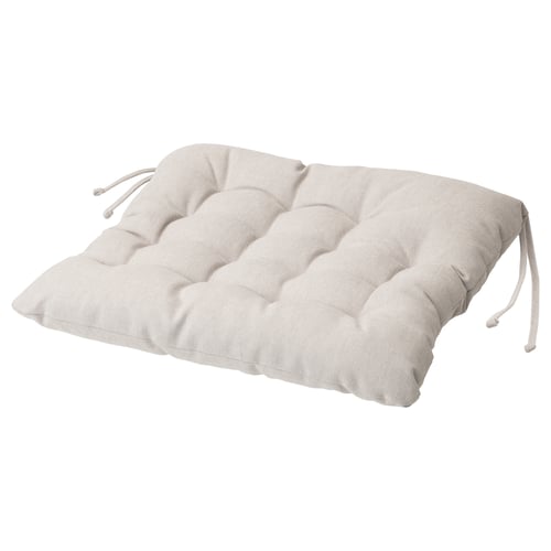 VIPPÄRT Подушка на стілець - бежевий 38x38x6.5 см