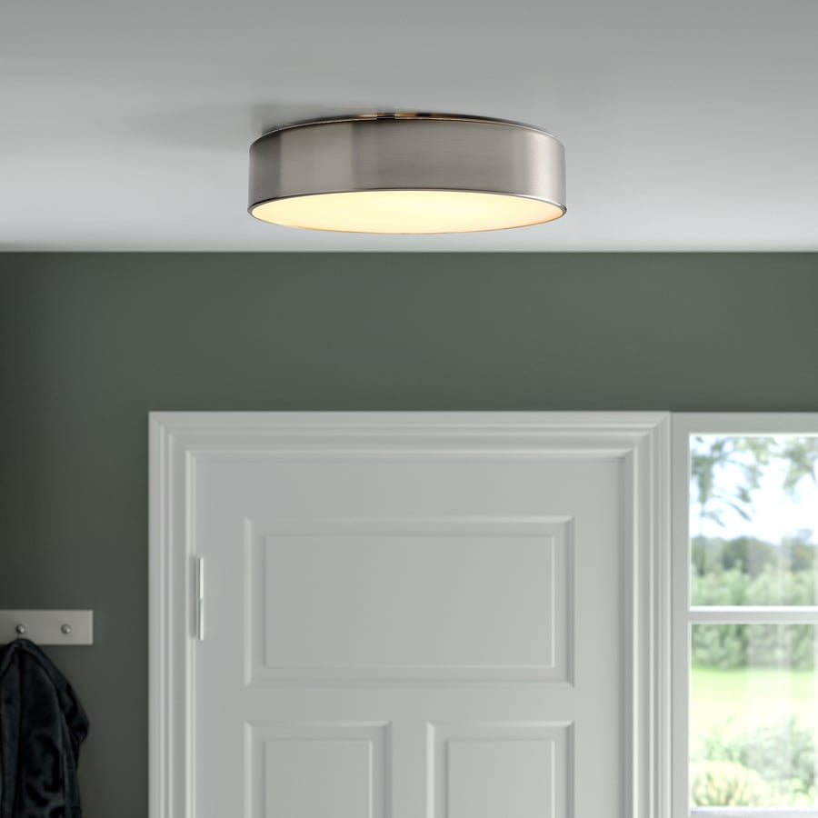 VIRRMO  LED-laelamp, 36 cm 800 lm, nikeldatud