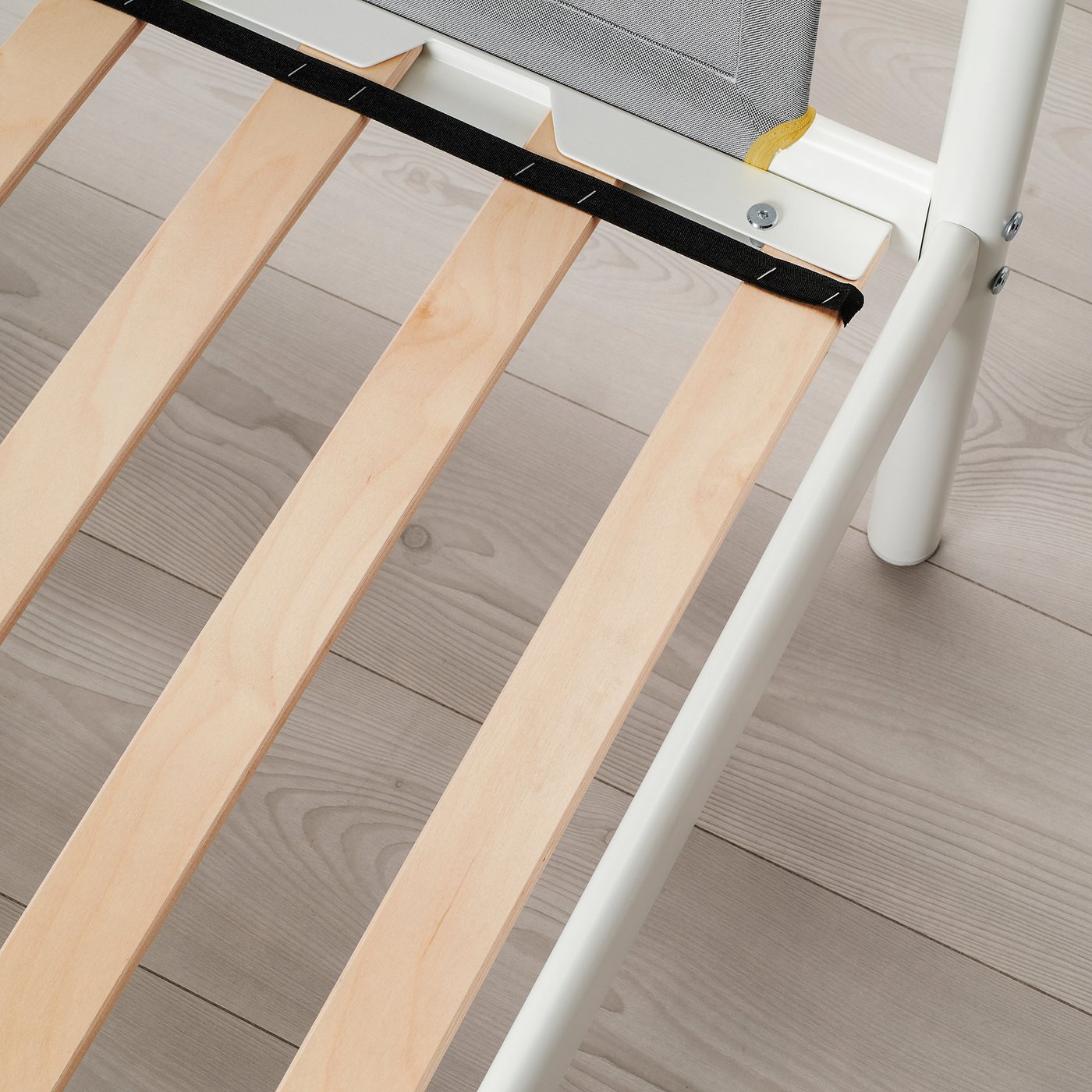 VITVAL rama łóżka piętrowego, biały/jasnoszary, 90x200 cm - IKEA