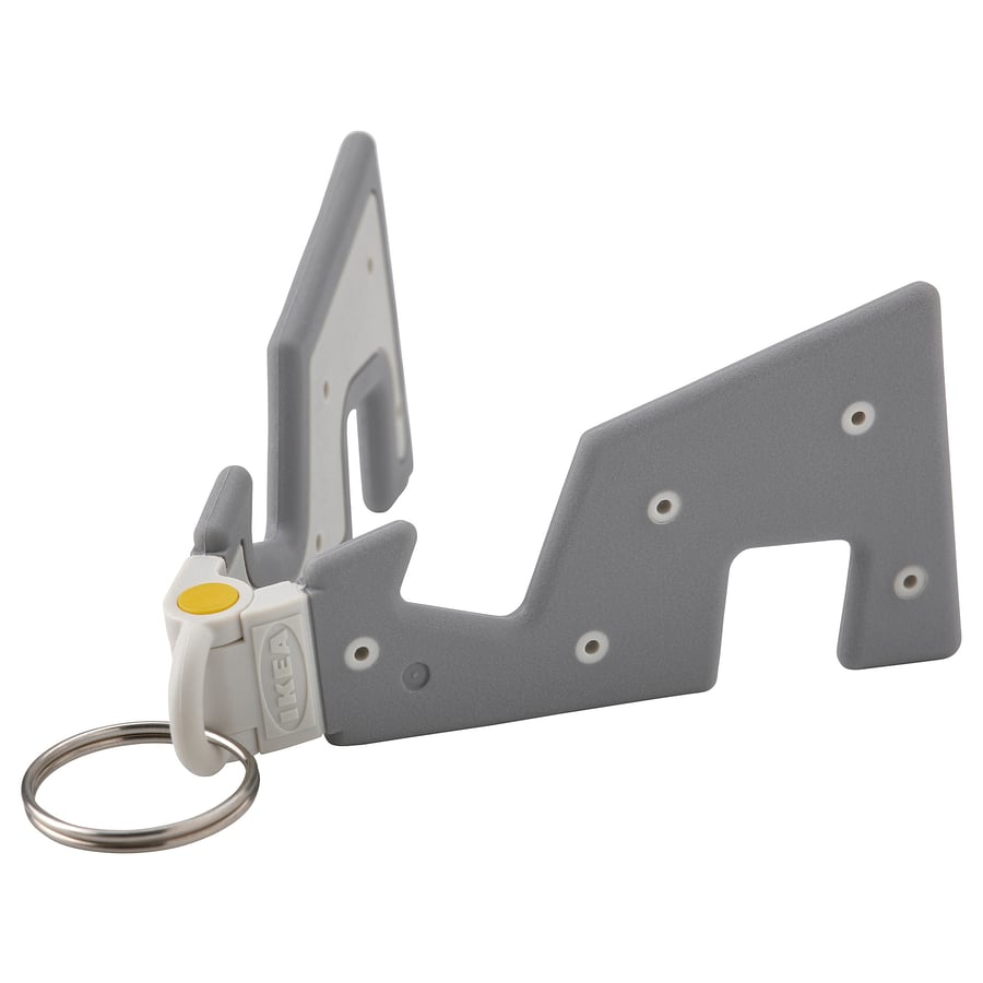YUPPIENALLE mobilā telefona turētājs  1x8x4 cm pelēkā krāsā