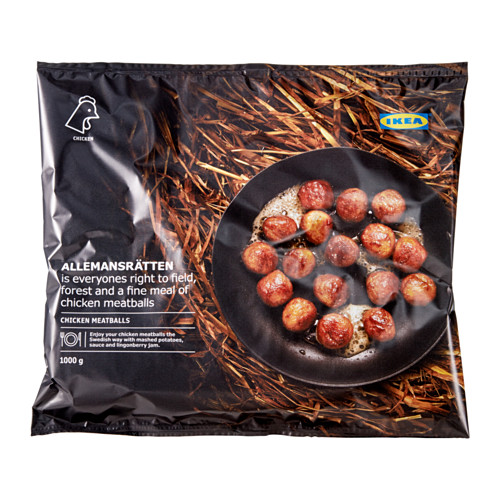 ALLEMANSRÄTTEN Chicken meatballs, frozen IKEA