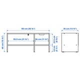 Illustration with measurements for the product: BAGGEBO.