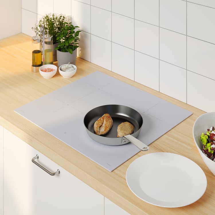 BEJUBLAD Induction hob, IKEA 500 white, 58 cm IKEA
