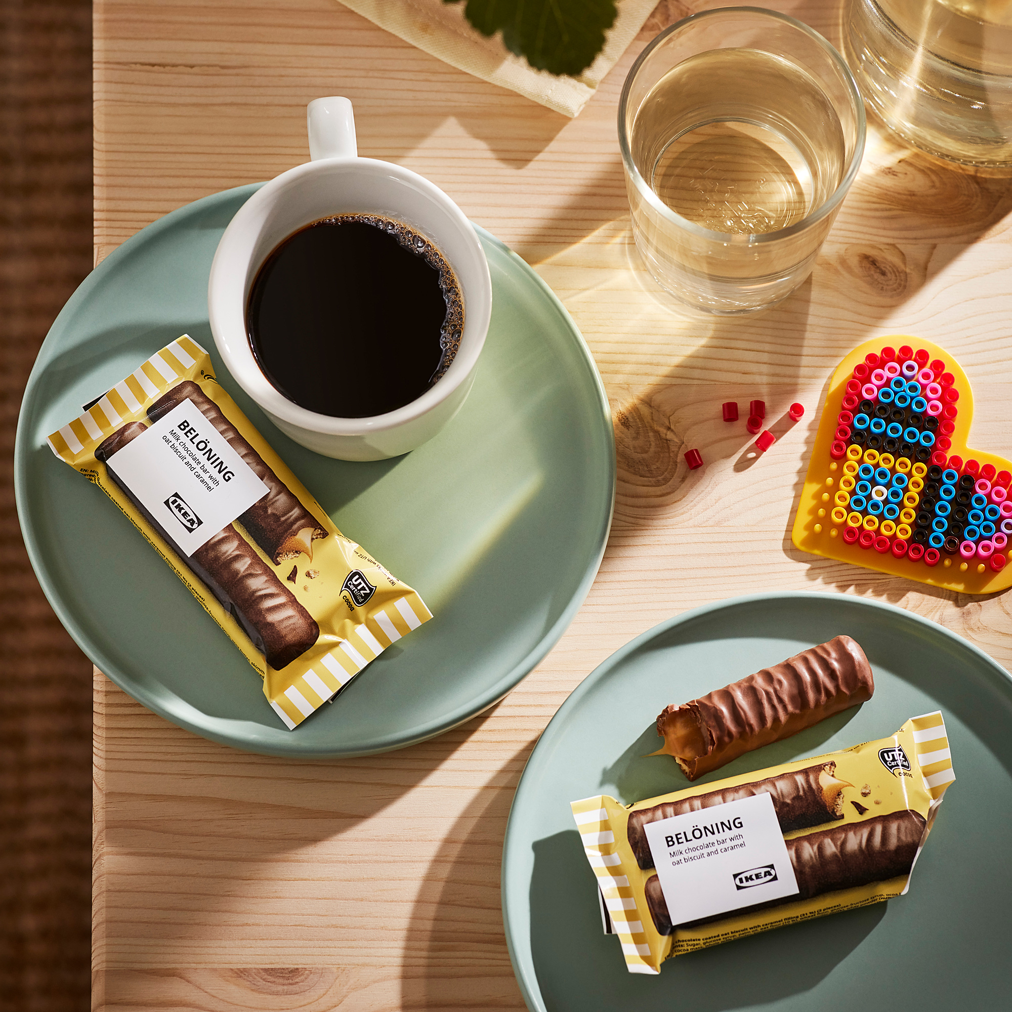 BELÖNING Milk chocolate bar, oat and caramel UTZ certified, 40 g IKEA