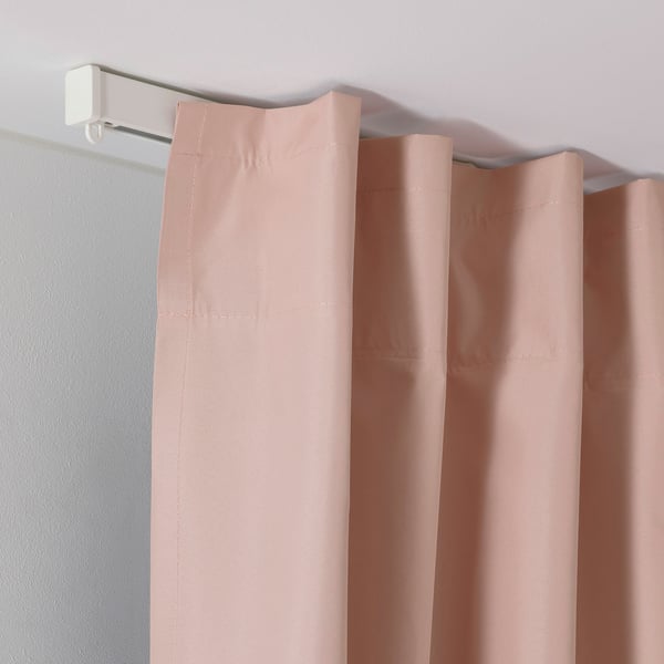BENGTA Blockout curtain, 1 length, light pink, 210x300 cm IKEA