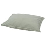 A BERGPALM pillowcase in light green, woven with a classic striped pattern, made from 100% cotton.
