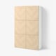 BESTÅ Storage combination with doors, white/Hedeviken ash veneer, 120x42x193 cm