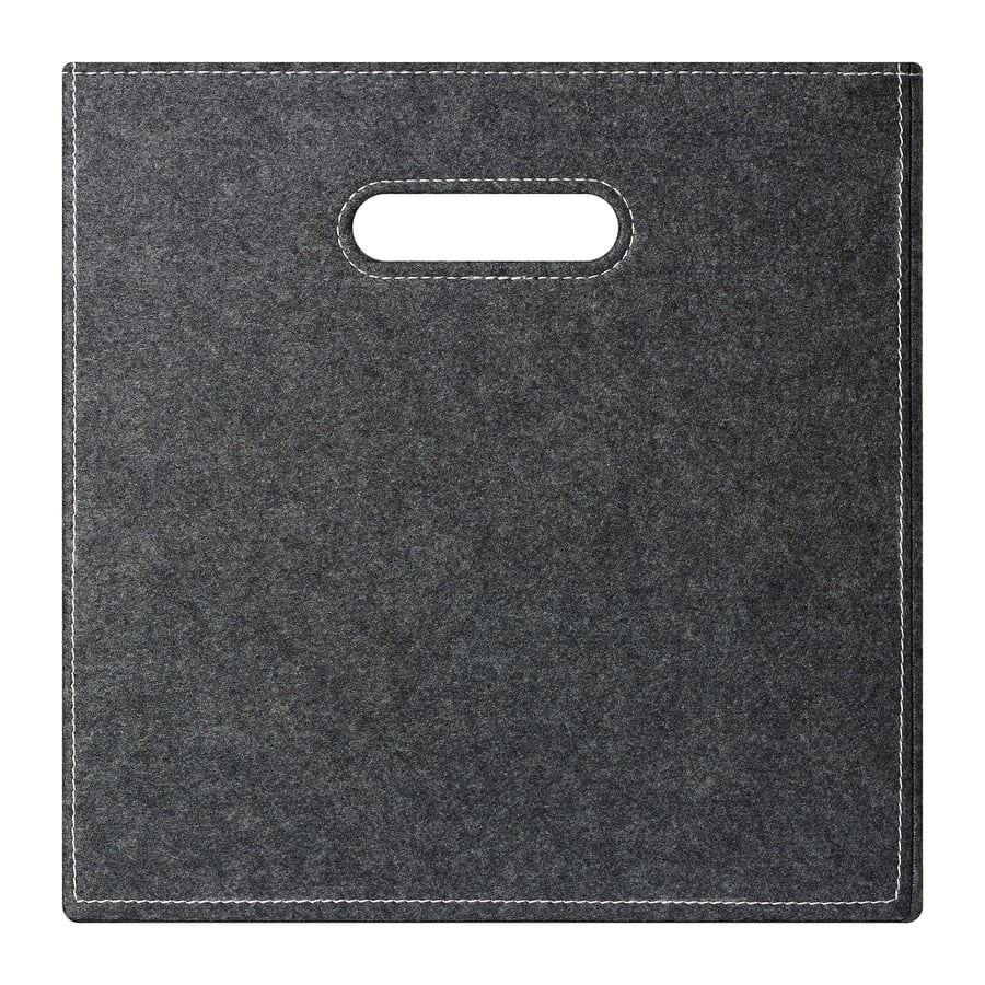 BLÄDDRA Box, grey, Width 33 cm IKEA