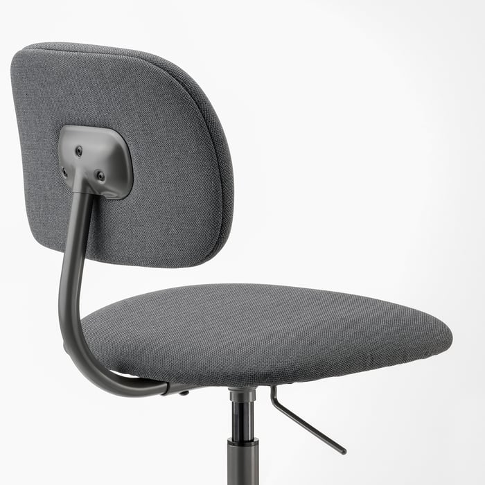 BLECKBERGET swivel chair, Idekulla dark grey IKEA