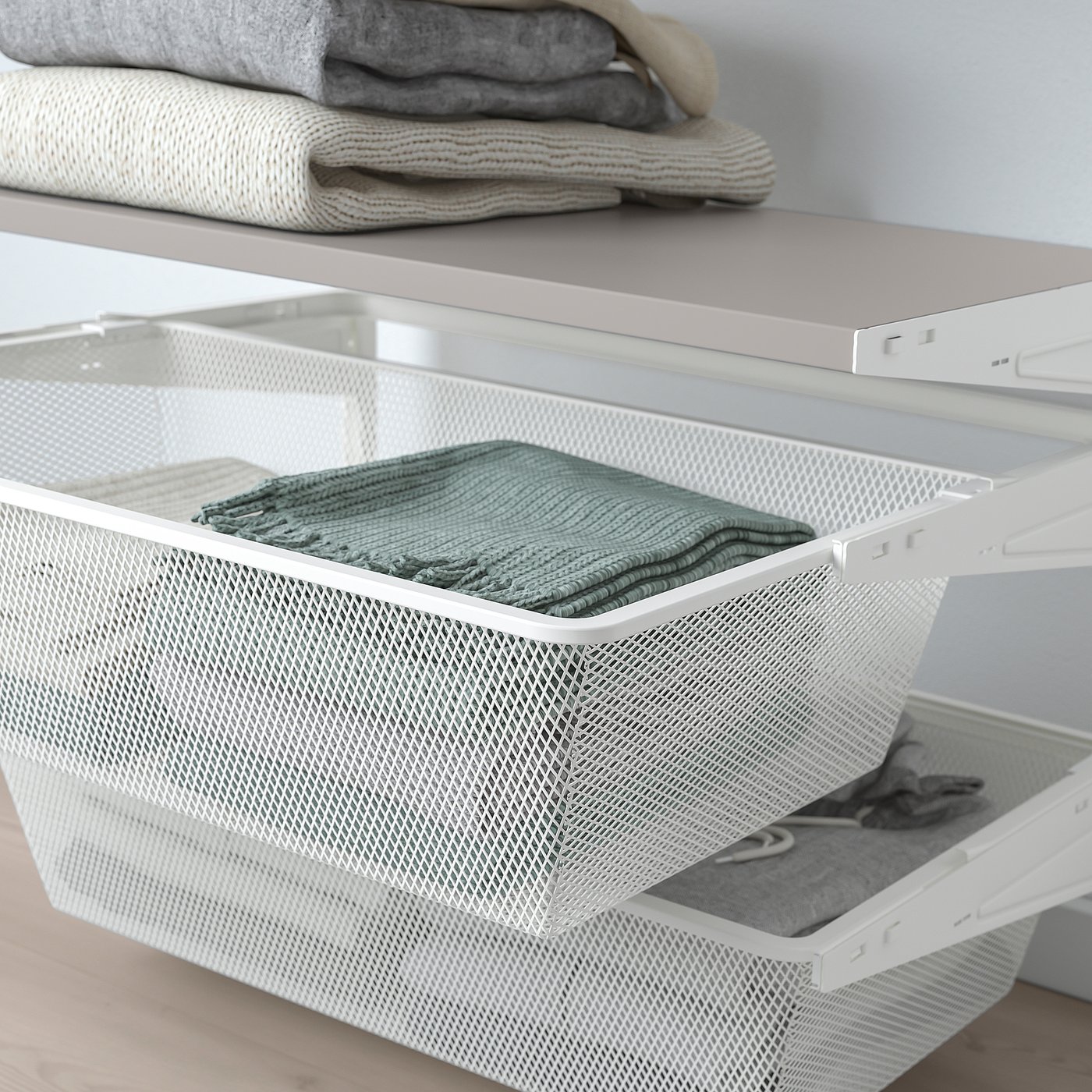 BOAXEL 1 section - white/grey - IKEA