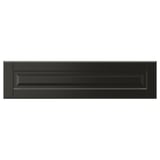 Black BODBYN drawer with beveled edges, painted fiberboard, modern design.