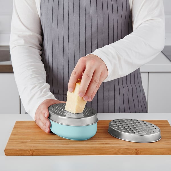 CHOSIGT Grater with container, turquoise IKEA