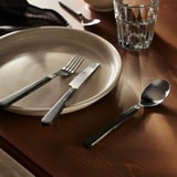 DOFTSKÖLD 24-piece cutlery set, black