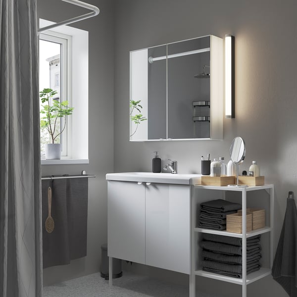White Gloss Bathroom Furniture Ikea Creating Your Stylish Bathroom With Ikea Sektion Kitchen