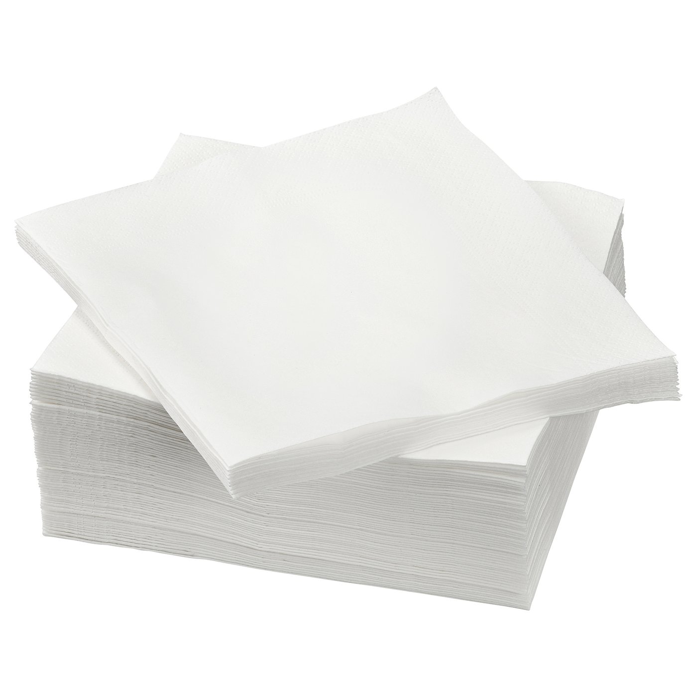 ETERISK Paper napkin, white, 33x33 cm IKEA