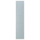 Grey-blue door with bevelled panel, fibreboard, classic style.